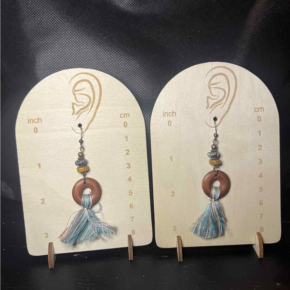 Bohemian Tassel Earrings with Beads